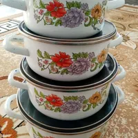 قابلمه لعابی کاملا سالم درب شیشه