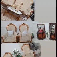 مبل سلطنتی  جنس پارچه مخمل قیمت ۱۰ ویترین ۳تومان