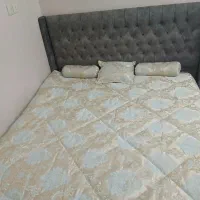 تخت دونفره، تشک رویال و روتختی طلاکوب نوی نو|تخت و سرویس خواب|مشهد, شهرک ابوذر|دیوار