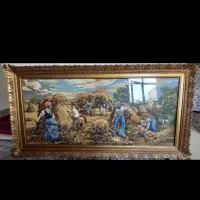 تابلو کوبلن دست دوز فرانسوی سایز ۶۵*۱۳۰