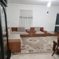 مبل راحتی ال چوب گردو ۷ نفره