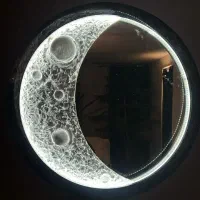 ساخت تابلو ماه و آینه|صنایع دستی و سایر لوازم تزئینی|ارژن, |دیوار