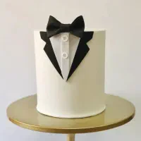 کیک خونگی روز مرد ژله و حلوا