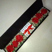 دسته گل باکس هدیه|گل مصنوعی|اسلامشهر, شهرک قائمیه|دیوار