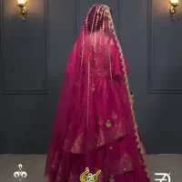 لباس عروس هندی حنابندان کار دست شیک|لباس|بوشهر, |دیوار