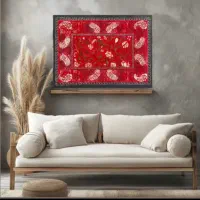 تابلوفرش مخمل کوب طرح سنتی سرو خمیده