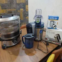 آبمیوه گیری بوش، همزن بوش، بخارپز اپکس و ماگ سفر