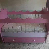 تخت کودک همراه تشک|تخت و صندلی بچه|رشت, پاره بیجار|دیوار
