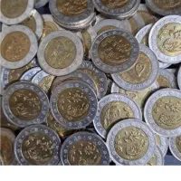 ۳۰۰۰ عدد سکه ۵۰ تمنی دو رنگ تکرار نشدنی دونه ای ۱۳