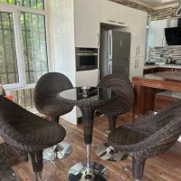 صندلی   و میز  کانتر   جک دار حصیری کار دست