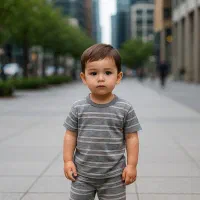 تولیدی عمده تیراژ- ست تیشرت شلوار رینگی پسر