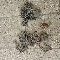 2عدد زنجیر و 2عدد قفل درجه یک