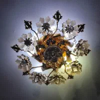 لوستر سقفی کریستال