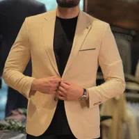 کت تک سایز ۵۴ رنگ کرم