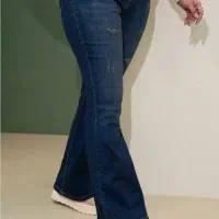 شلوار جین دمپا رنگ گازوییلی