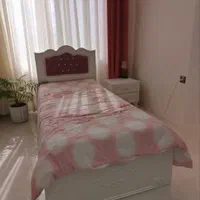 تخت یک نفره دخترانه به همراه خوشخواب