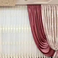 فروش فوری - پرده پذیرایی ( آماده نصب)|پرده، رانر، رومیزی|شاهین‌شهر, شهرک ردانی پور|دیوار