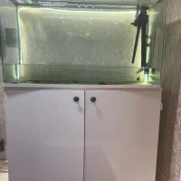 آکواریوم شیشه خم طول ۱۰۰ ارتفاع ۵۵