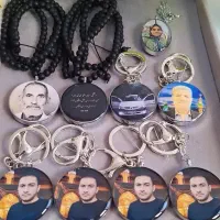 انواع زیورالات  وتسبیح پاکلیدی باعکس دلخواه شما