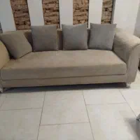 مبل هفت نفره با میز و گلمیز در حد نونو