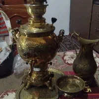 سرویس سماور گازی طلایی