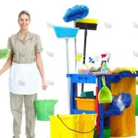 انجام کلیه کارهای خدماتی و نظافتی توسط اقا و خانم