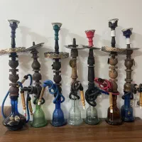 قلیان چوبی قهوه‌خانه‌ای