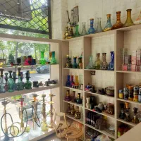 انواع قلیان و لوازم جانبی.