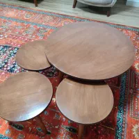 میز جلو مبلی و سه عدد عسلی