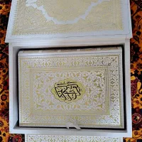 قرآن عروس سفید عطری با ترجمه و دفتر رویداد زندگی|کتاب و مجله مذهبی|یزد, |دیوار