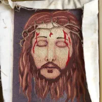 تابلو فرش نفیس دستباف طرح حضرت عیسی|تابلو فرش|سلمانشهر, |دیوار