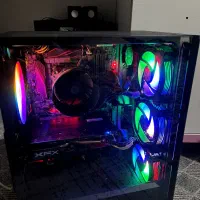 کیس کامپیوتر ۴ فن rgb|رایانه رومیزی|قم, بکایی|دیوار