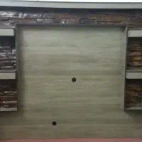 چوب پشت میز تلویزیون با کیفیت چوب بسیار خوب