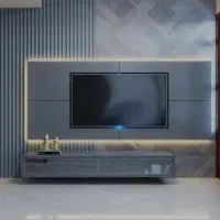 اجرای تی وی وال شیک و مدرن با طراحی اختصاصیTV|خدمات پیشه و مهارت|کرمانشاه, |دیوار
