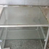 ویترین مخصوص کبابی یک طرف آزاد شیشه ای