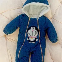 کاپشن سرهمی داخل خز همراه پاپوش|کفش و لباس بچه|اردکان, |دیوار