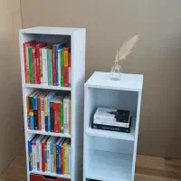 کتابخانه به همراه باکس مدل ایکیا|کتابخانه، شلف، قفسه‌های دیواری|محمدشهر, ولدآباد بزرگ|دیوار