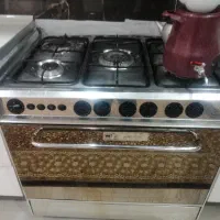 اجاق گاز تمام استیل فر دار مدل میترا