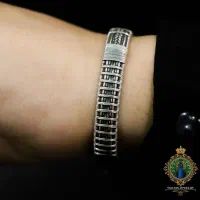 دستبند نقره زنانه مدل گیسو (بنگل دستساز)|جواهرات|زاهدان, |دیوار