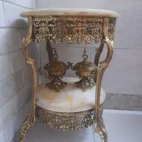 میز تلفن برنز