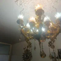 لوستر برنجی|لوستر و چراغ آویز|تهران, شهرک ولیعصر جنوبی|دیوار