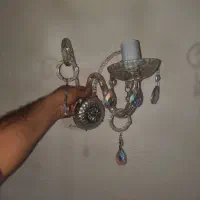 لوسترهای کریستالی قدیمی|لوستر و چراغ آویز|تبریز, |دیوار
