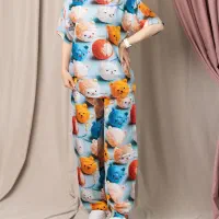 ست تیشرت شلوار سه بعدی سایز بزرگ هم موجوده