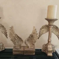 ست کامل هولدر کتاب و جا شمعی بال فرشته