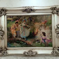 تابلو فرش دست بافت|تابلو فرش|اسلام‌شهر, شهرک واوان|دیوار