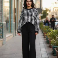 ست بافت و شلوار|لباس|سیرجان, |دیوار