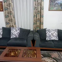 مبل هفت نفره با گل میز