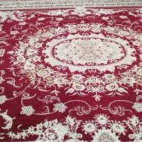 فرش قرمز و زرشکی ترنج دار