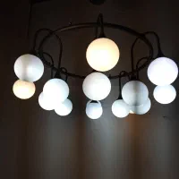 لوستر مولکولی حبابی عصایی|لوستر و چراغ آویز|پردیس, شهرک صنعتی کمرد|دیوار