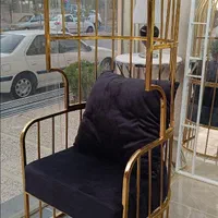 صندلی مبل شاه نشین فلزی طلایی نقره ای  قیمت تولیدی|مبلمان خانگی و میز عسلی|مشکین‌دشت, |دیوار